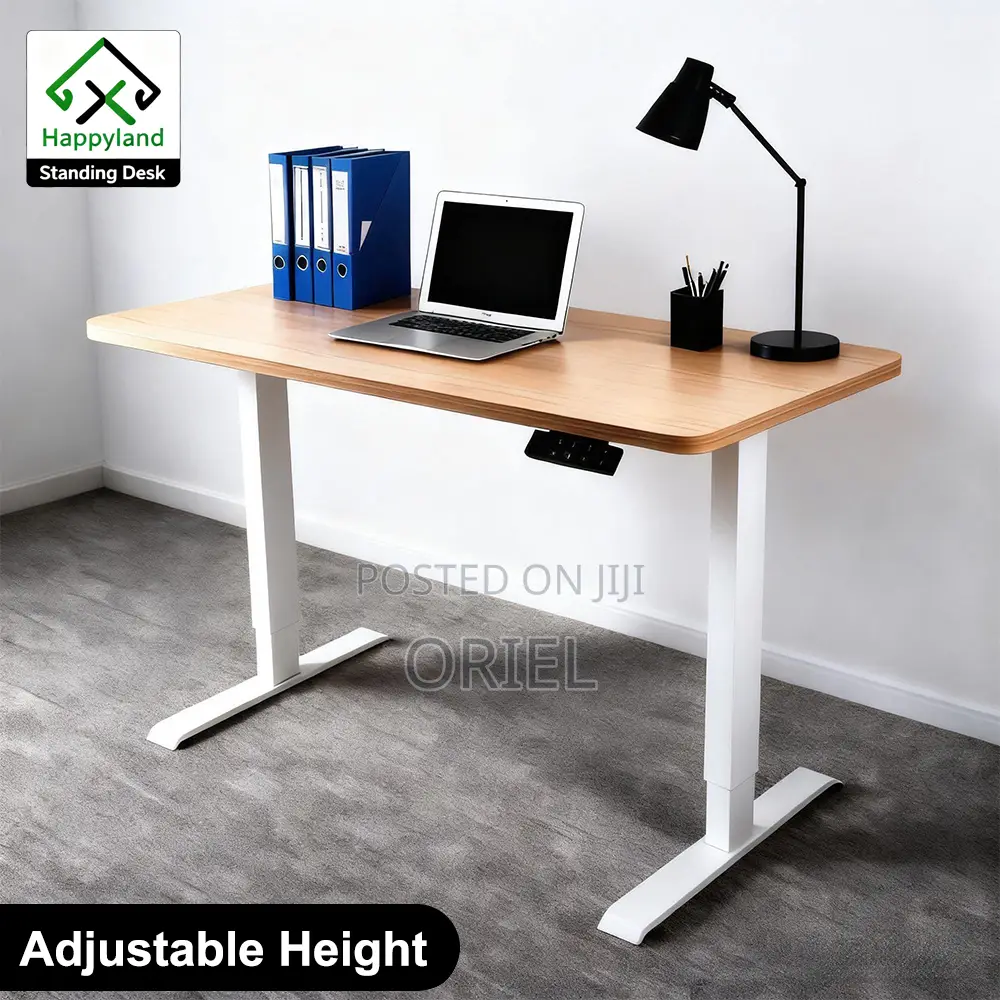 Office Desk : Office 1.2m Electric Height Adjustable Computer Desk
