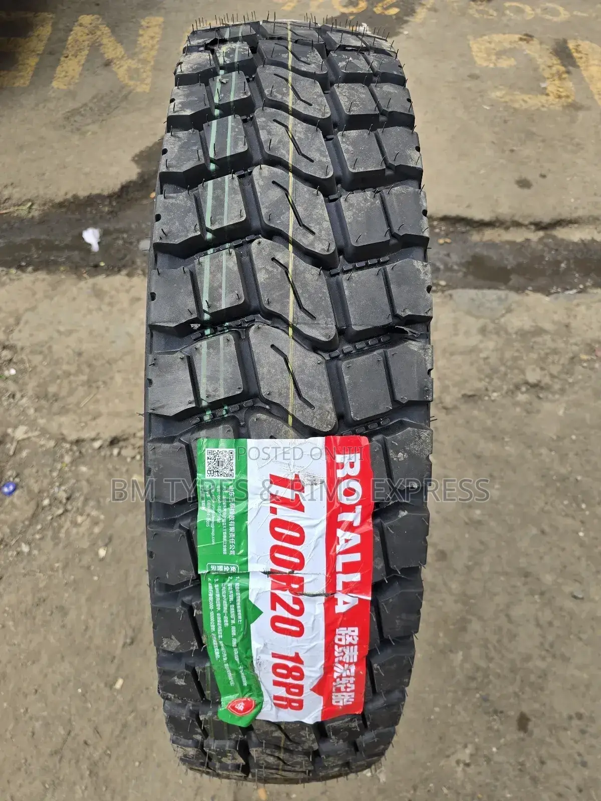 1100r20 Rotalla Tyres (Diff)