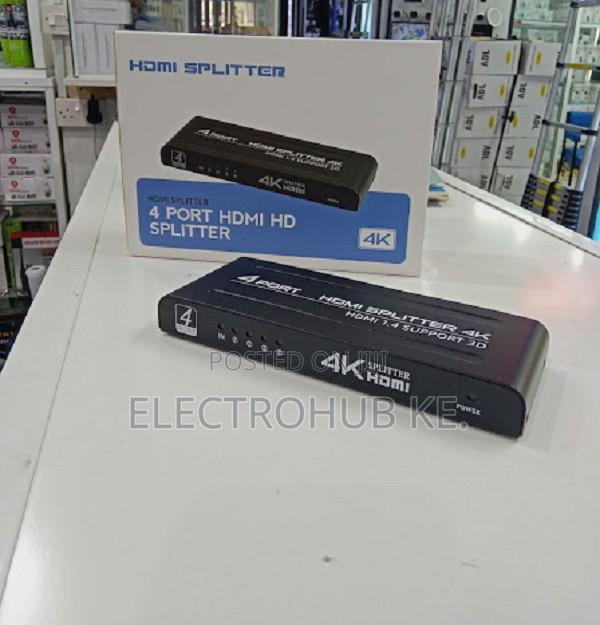 Mult- Creen Hdmi Slpitter 4 Outputs - Plug Play Hd Solution
