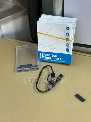 Usb-C Transparent External HDD SDD 2.5 Inch Usb 3.1 Enclosure