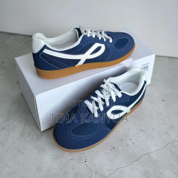 Blue Ladies Sneakers