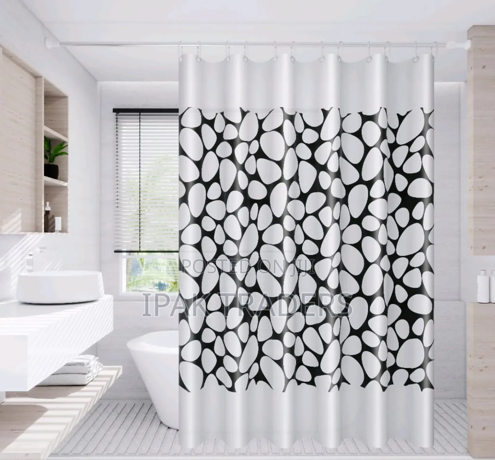 *Shower Curtain*
Material;Eva (Pvc Water Proof)
Size 180*200cms
