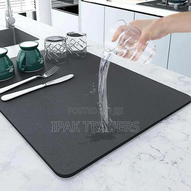 *Super Absorbent Nonslip Drain Dish Drying Mat Size: 40*50 Cm - thumbnail 3