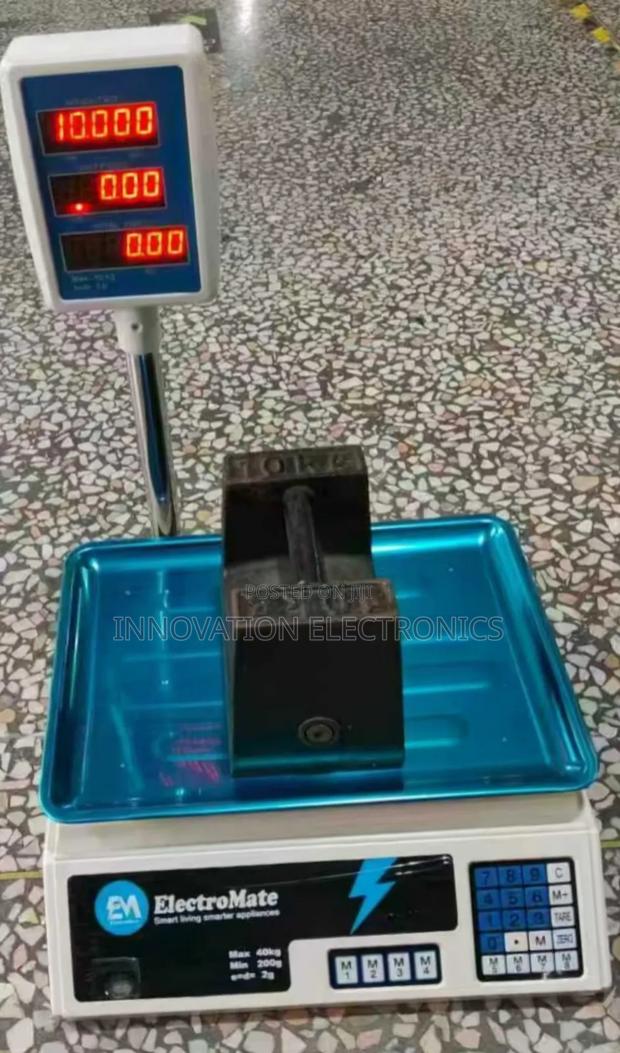 40kgs Electromate Digital Computing Weighting Scale With Arm