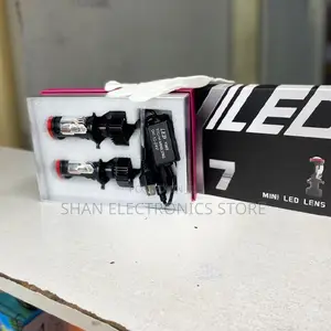 Y7 H4 Led Mini Projector Bulbs – Clear White Beam Car Lighting Kit
