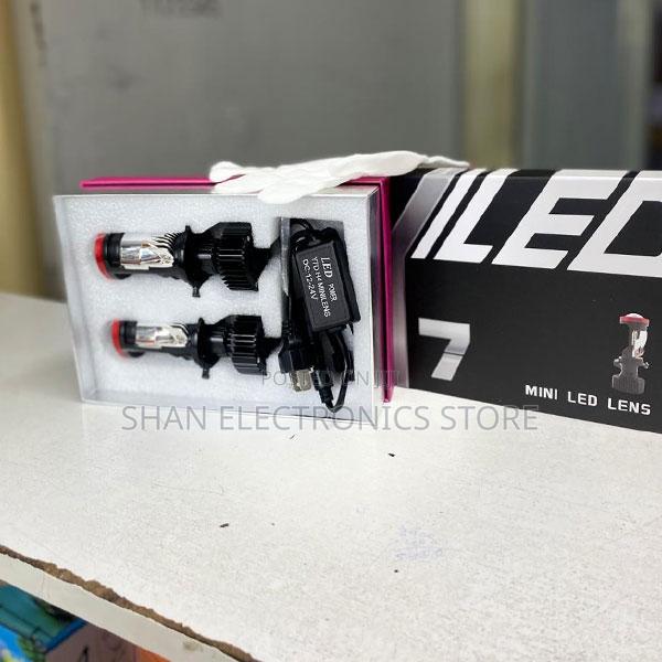 Y7 H4 Led Mini Projector Bulbs – Clear White Beam Car Lighting Kit
