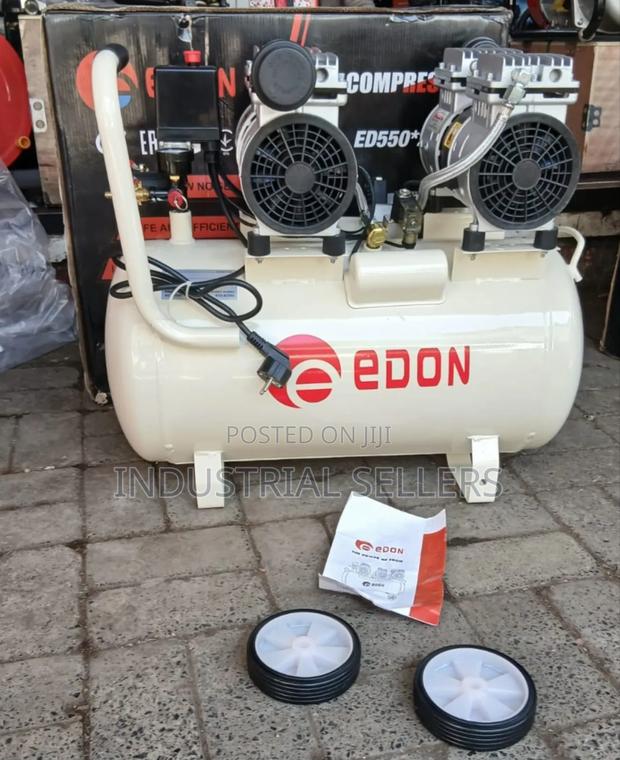 Edon Silent Compressor With 2 Motors 50l