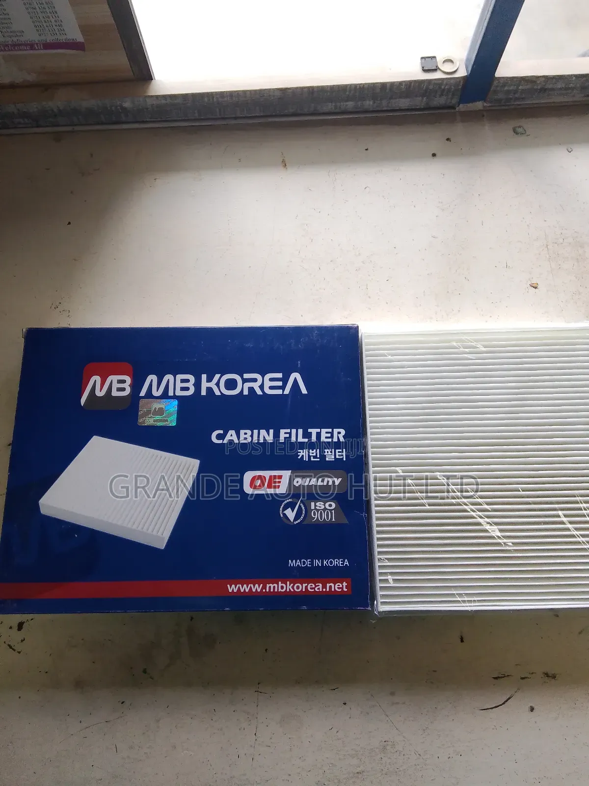 Ac Filter Kia Optima 2015 (Mbkorea Brand)