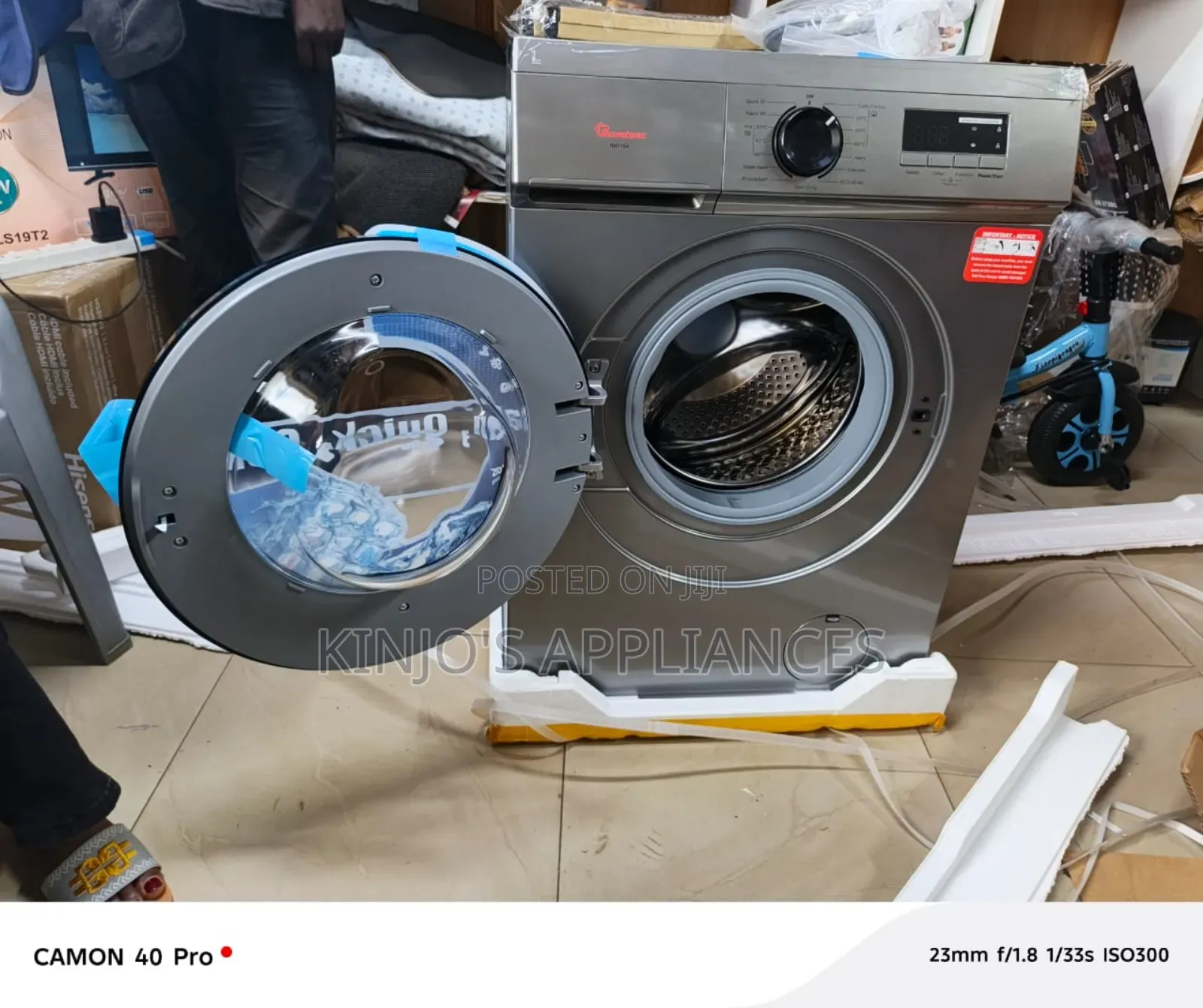 Ramtons 7kgs Front Load Washing Machine Rw/154