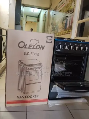 Olelon 50×55 Free-Standing Gas Cooker (3 Gas + 1 Electric) With Oven
