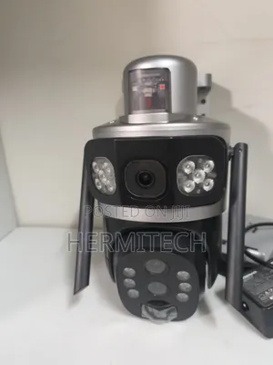 Dual Lens Wireless Solar Powered CCTV Alarm Siren 4g Enabled