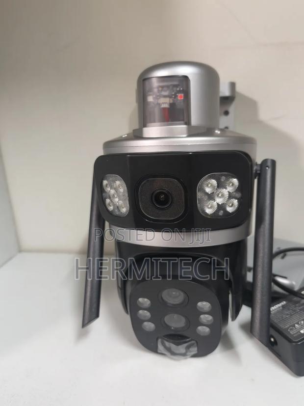 Dual Lens Wireless Solar Powered CCTV Alarm Siren 4g Enabled - thumbnail 2