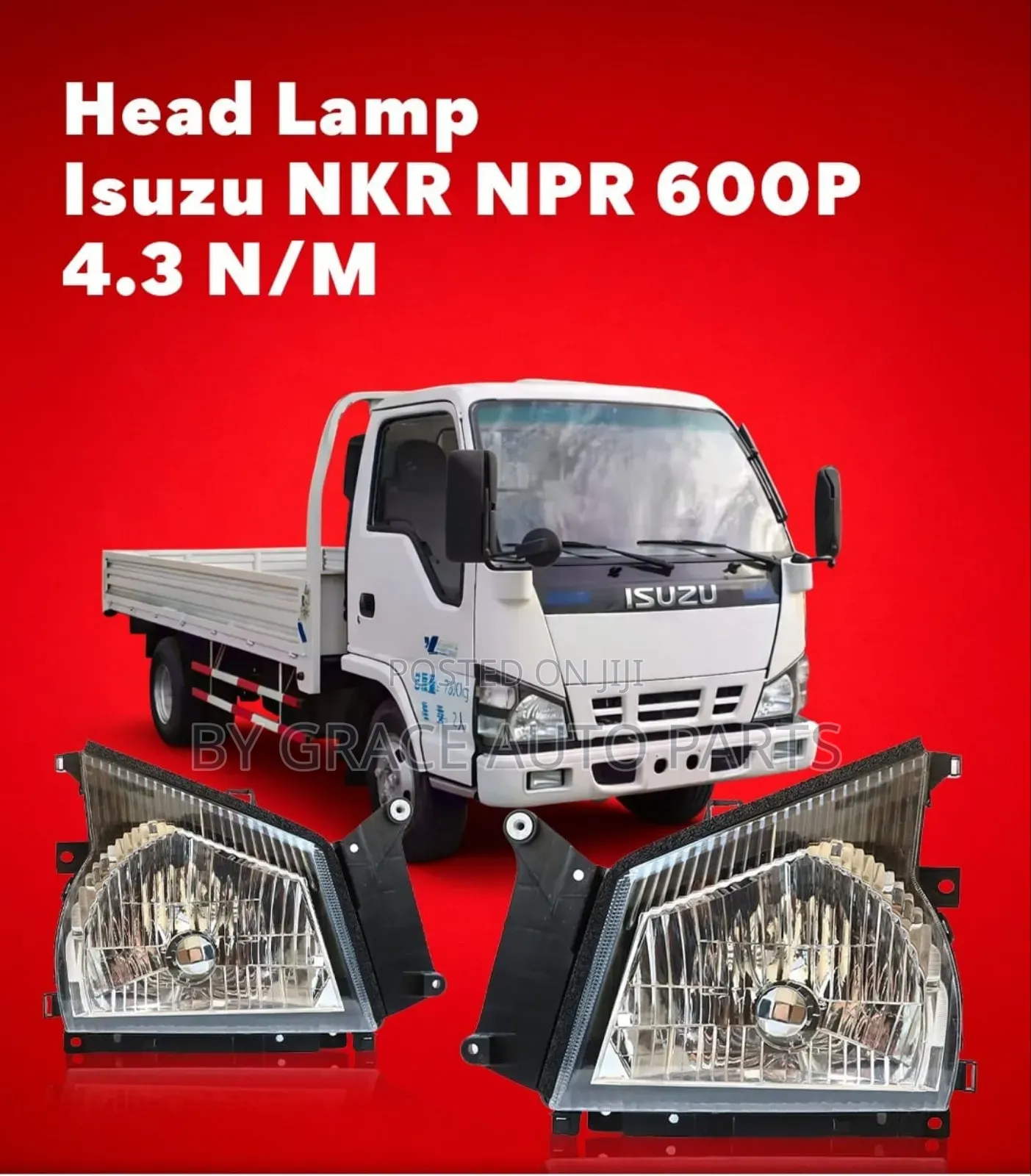Headlamp Isuzu NKR NPR 600p 4.3