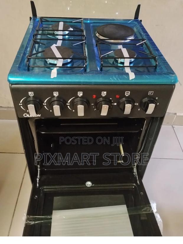 Olelon 3+1 Gas Electric Cooker 50x55 With Oven