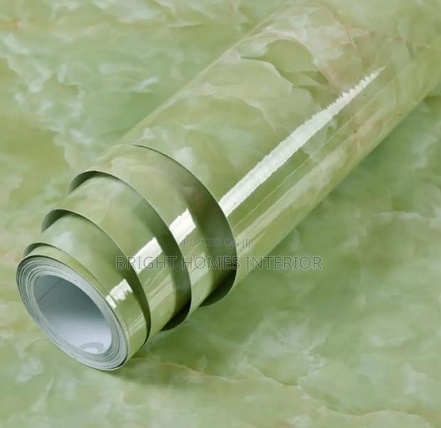 Green Marble Self Adhesive Contact Paper - main view