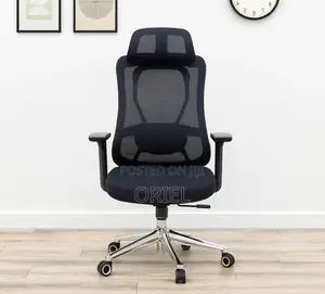 Office Chair : Adjustable Height Office Ergonomic High-Back Chair