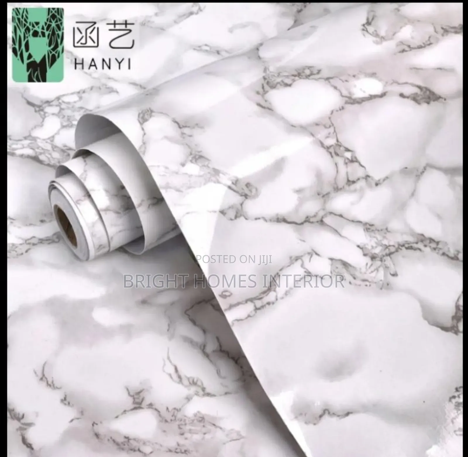 White Marble Grey Self Adhesive Contact Paper Available