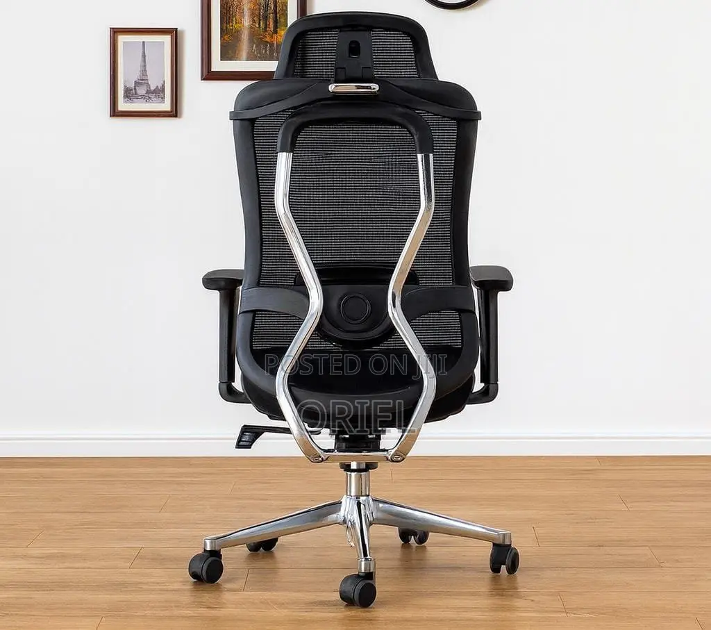 Office Chair : Adjustable Height Office Ergonomic High-Back Chair
