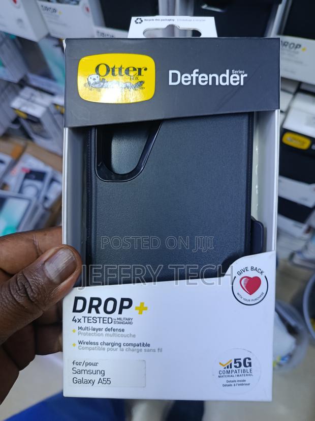 Aqlii Otterbox Defender Series Case for Samsung Galaxy A55 5g -Black
