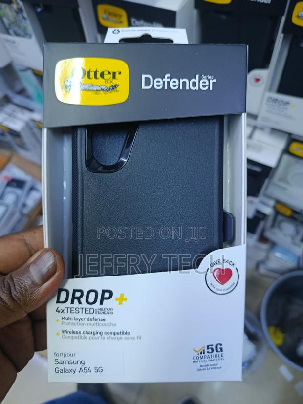 Hiser Samsung Galaxy A54 5g Otterbox Defender Series Case - Black - main view