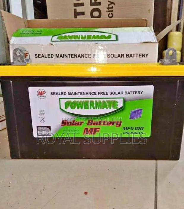 100ah Solar Battery With Warranty - main view