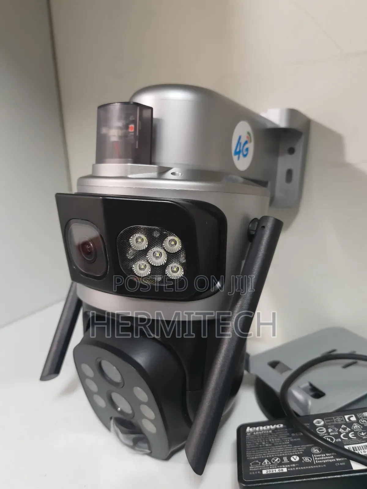 4g Solar Chargeable CCTV Dual Lens CCTV Alarm Siren
