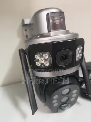 4g Solar Chargeable CCTV Dual Lens CCTV Alarm Siren