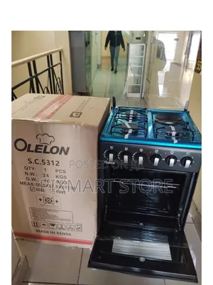 Olelon 3+1 Gas Electric Cooker 50x55 Compact Design