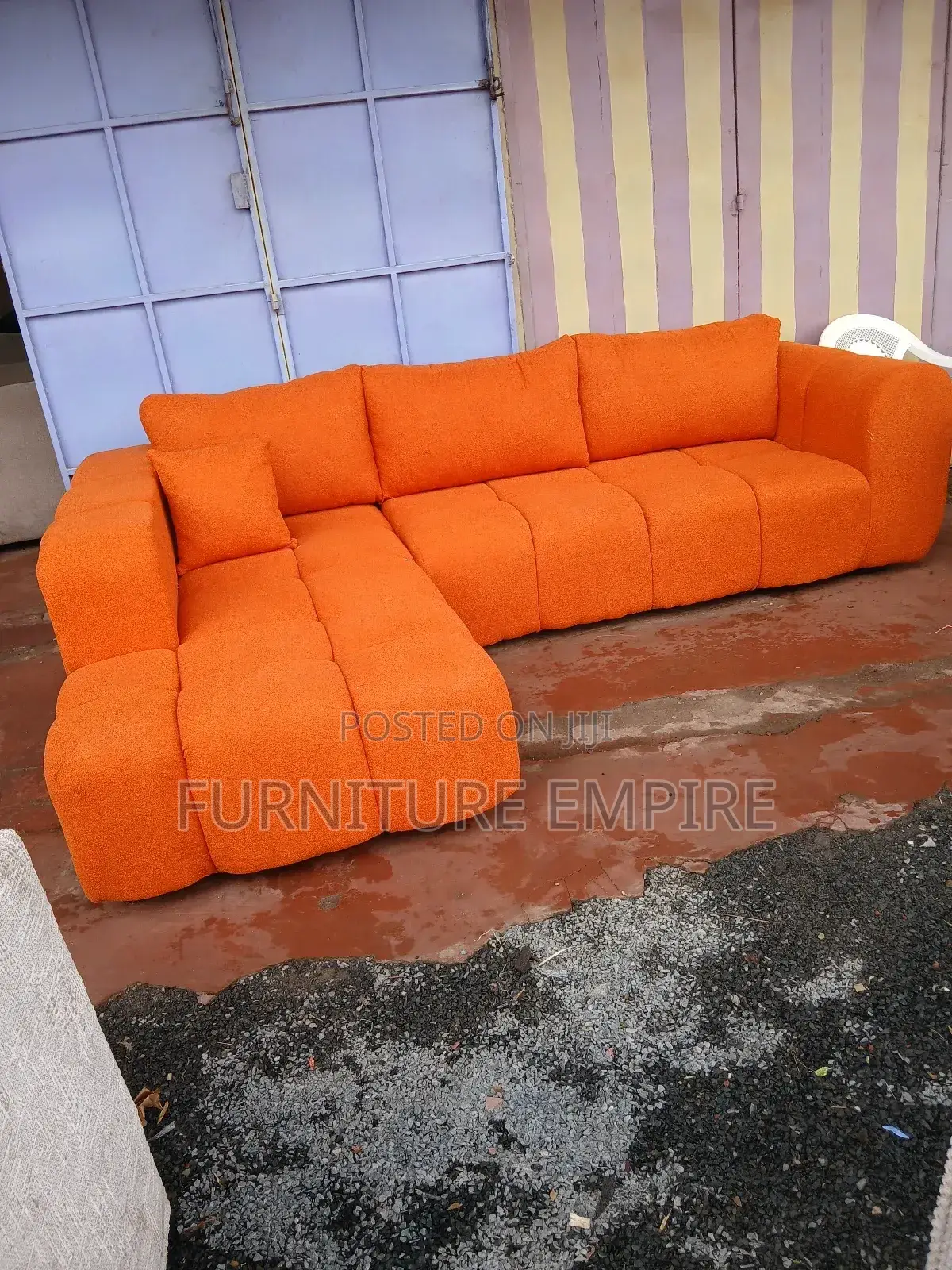 Bold. Warm. Unforgettable.
Our 6-Seater Bubble L-Seat in Burnt Orange