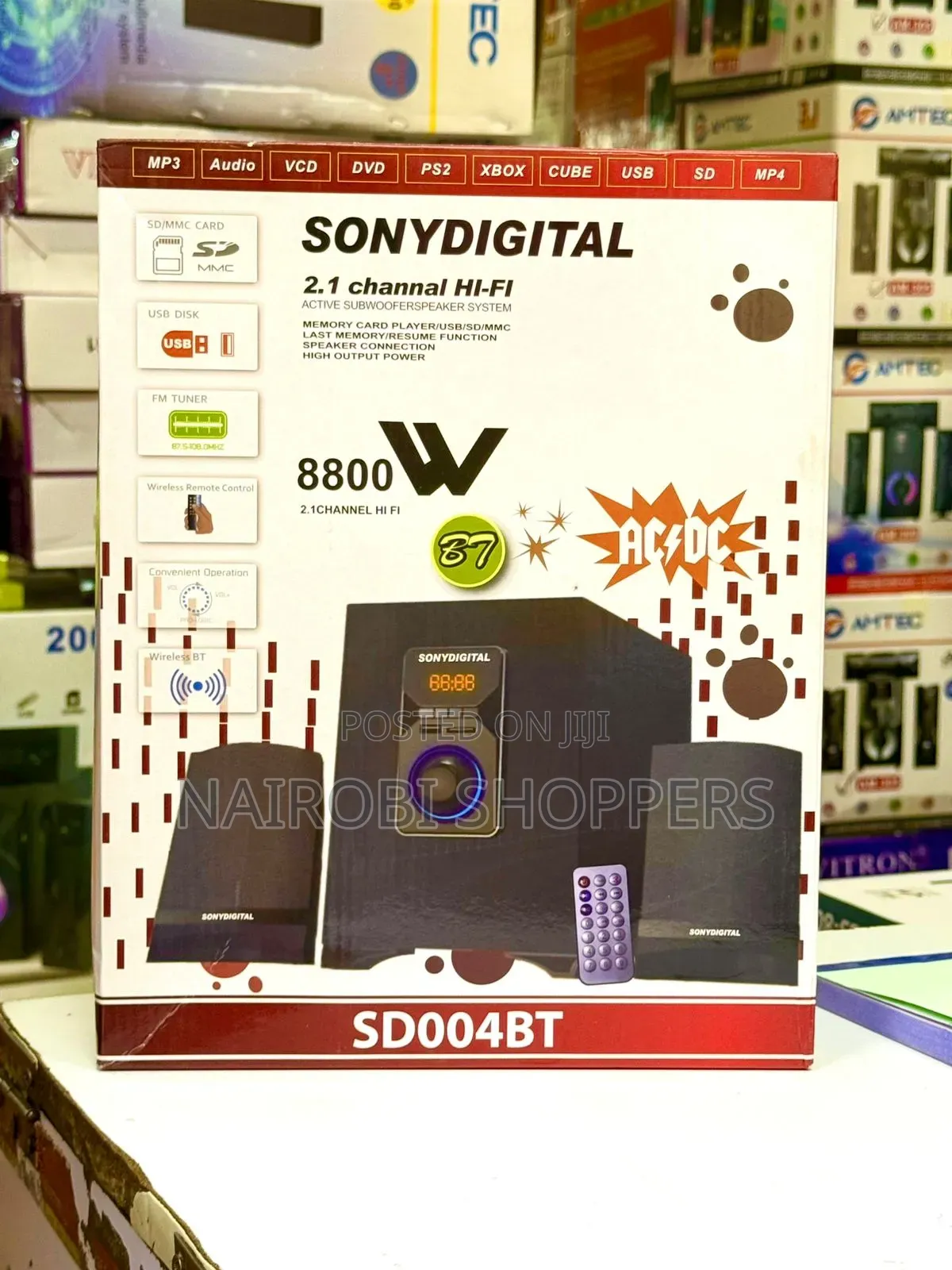Subwoofer Sony Digital 2.1 Speakers / 8800 Watts