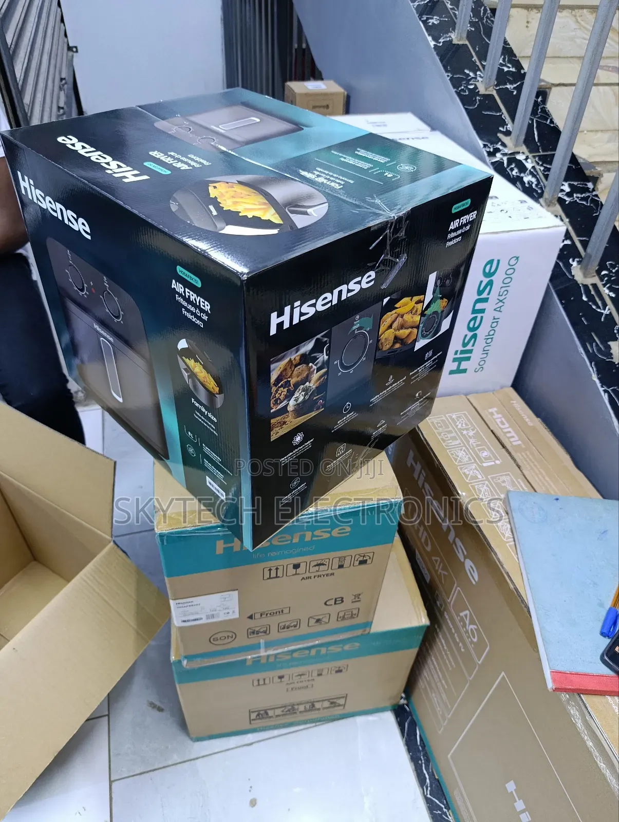 Hisense Air Fryer Ho8afbk1s1 8 Litres