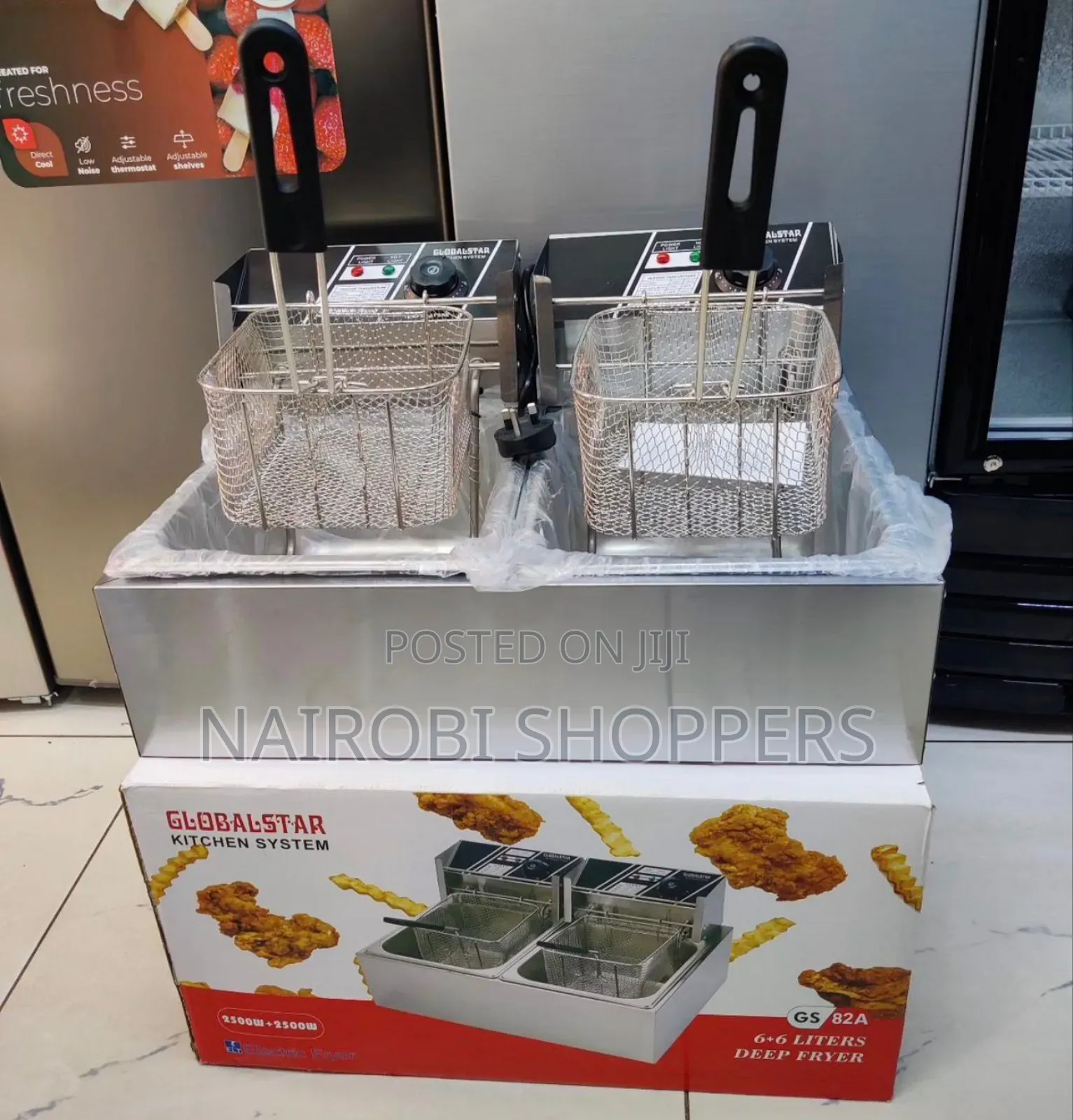 Double Deep Fryer 6liters/ 6 Liters Each