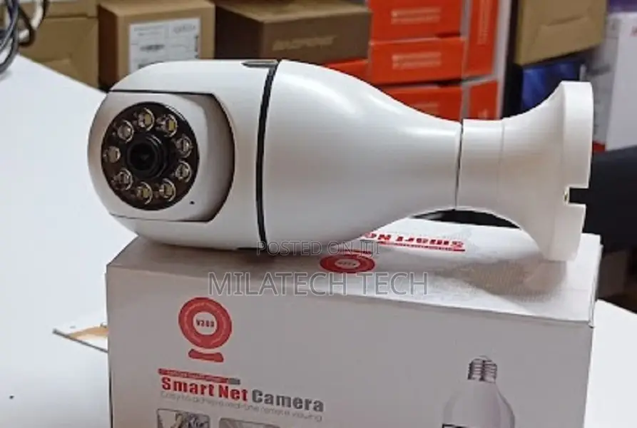 Bulb PTZ Rotating Camera With Night Vision