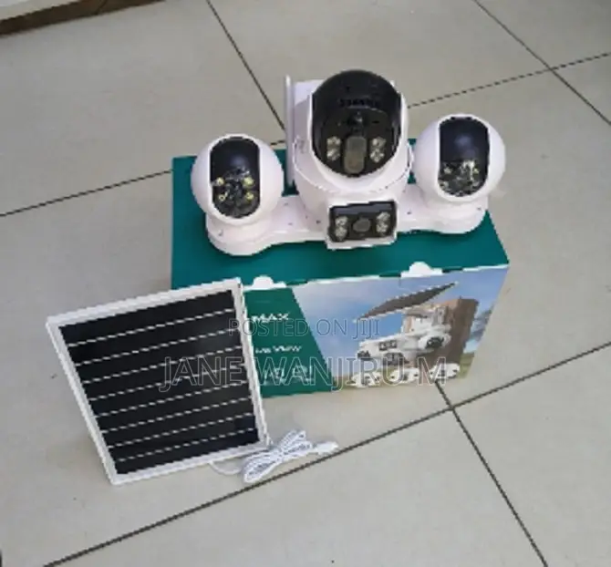 Triple Lens 4g Solar PTZ Camera,Solar-Powered With 4g Connectivity