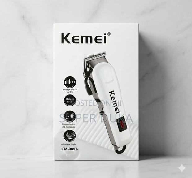 Kemei Km-809a Professional Cordless Hair Clipper Trimmer.