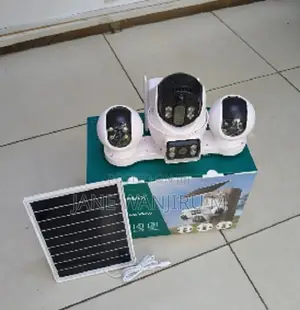 New Solar-Powered Triple-Lens PTZ Camera With Multi-Angle Rotation,4g