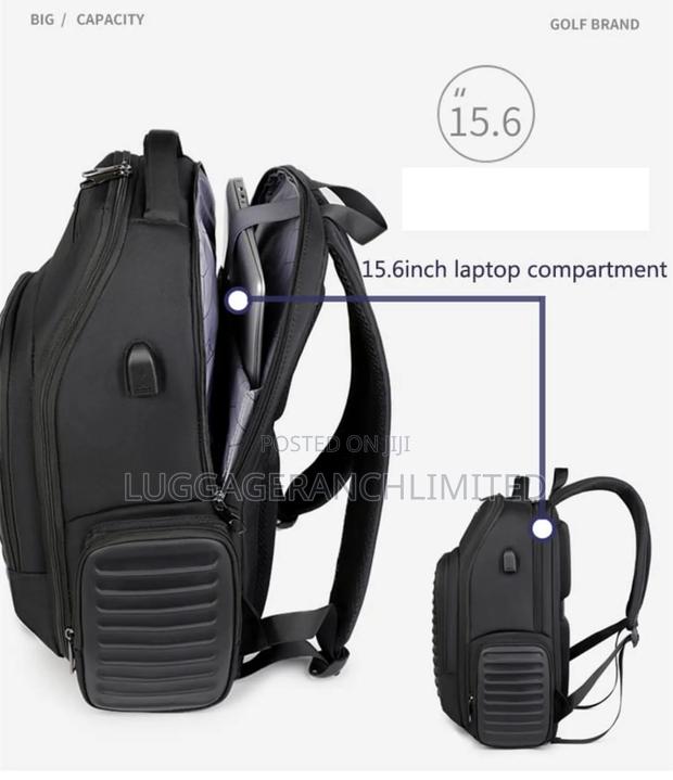 Ponasoo 5233 Black Executive Backpack - thumbnail 5