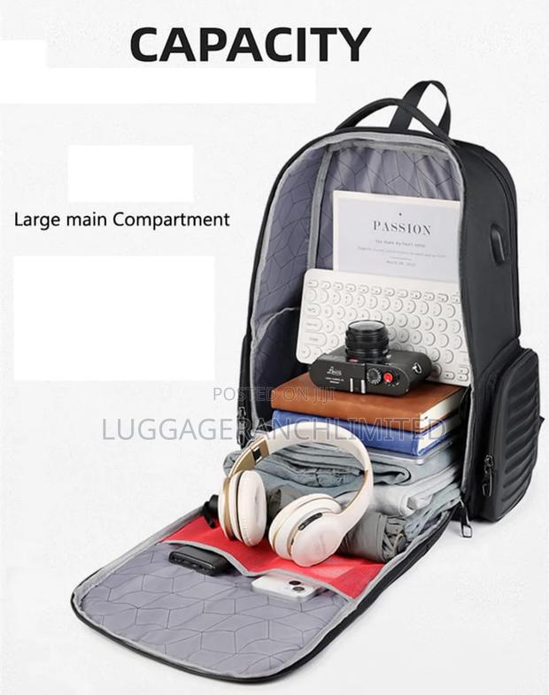 Ponasoo 5233 Black Executive Backpack - thumbnail 6