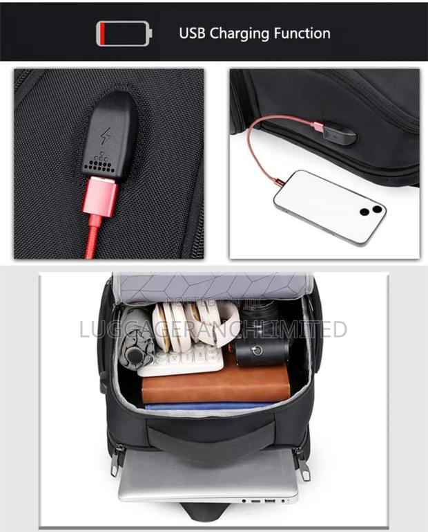 Ponasoo 5233 Black Executive Backpack - thumbnail 7