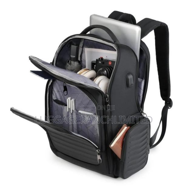 Ponasoo 5233 Black Executive Backpack - thumbnail 10