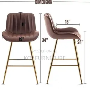 Barstools; Non Adjustable Elegance Touch Home Counter Barstool