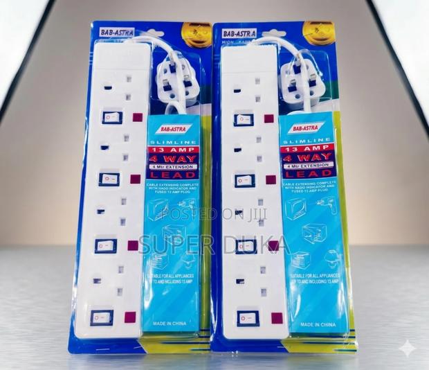 Bab-astra 4-way Extension Socket With Individual Switches 4m. - main view