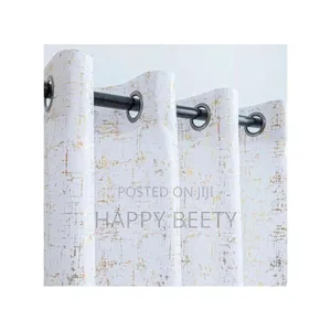 *Marble Gold Ready-Made Curtains