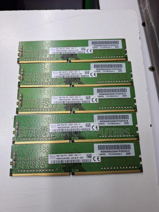 Sk Hynix Hma81gu6djr8n-Wm Ddr4 8gb 1rx8 Pc4-2933y-Ua2-11 for Desktop