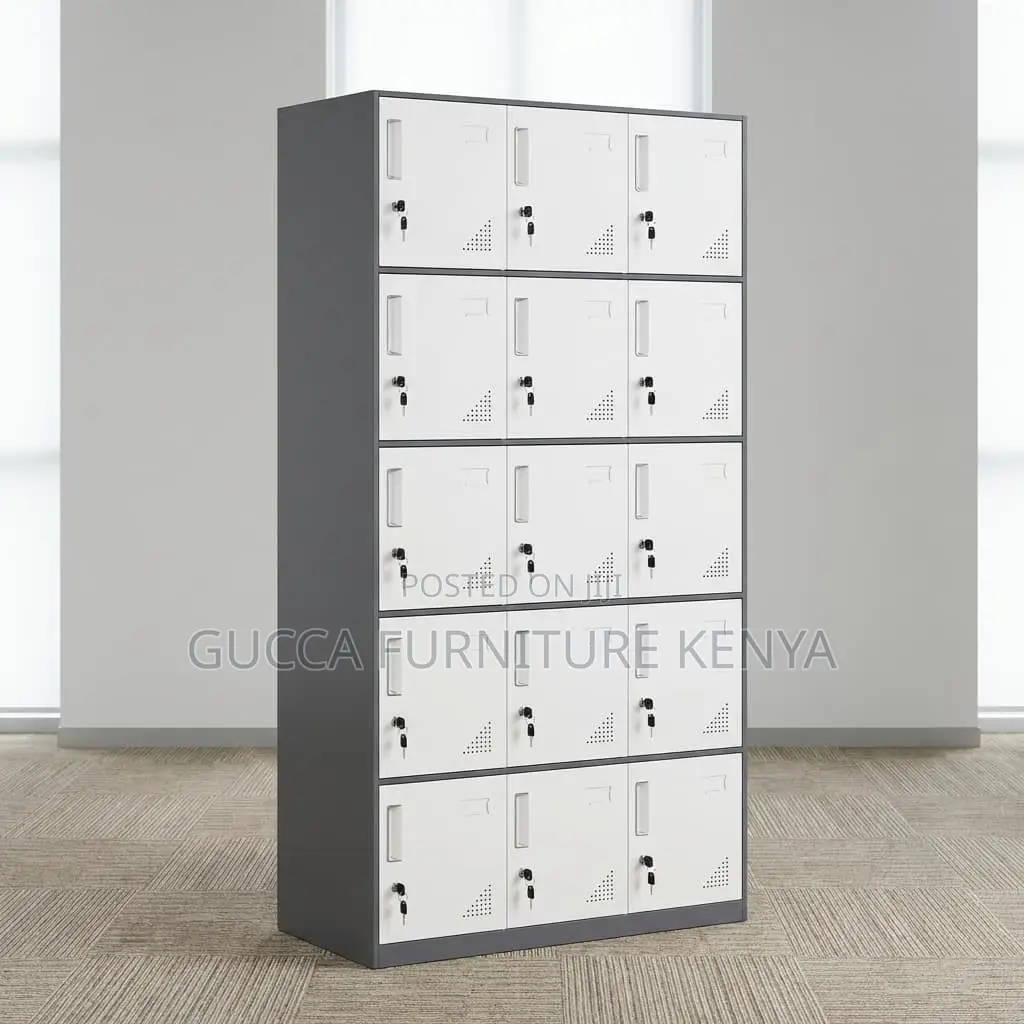 15 Compartment Steel Storage Gym Locker Cabinet
