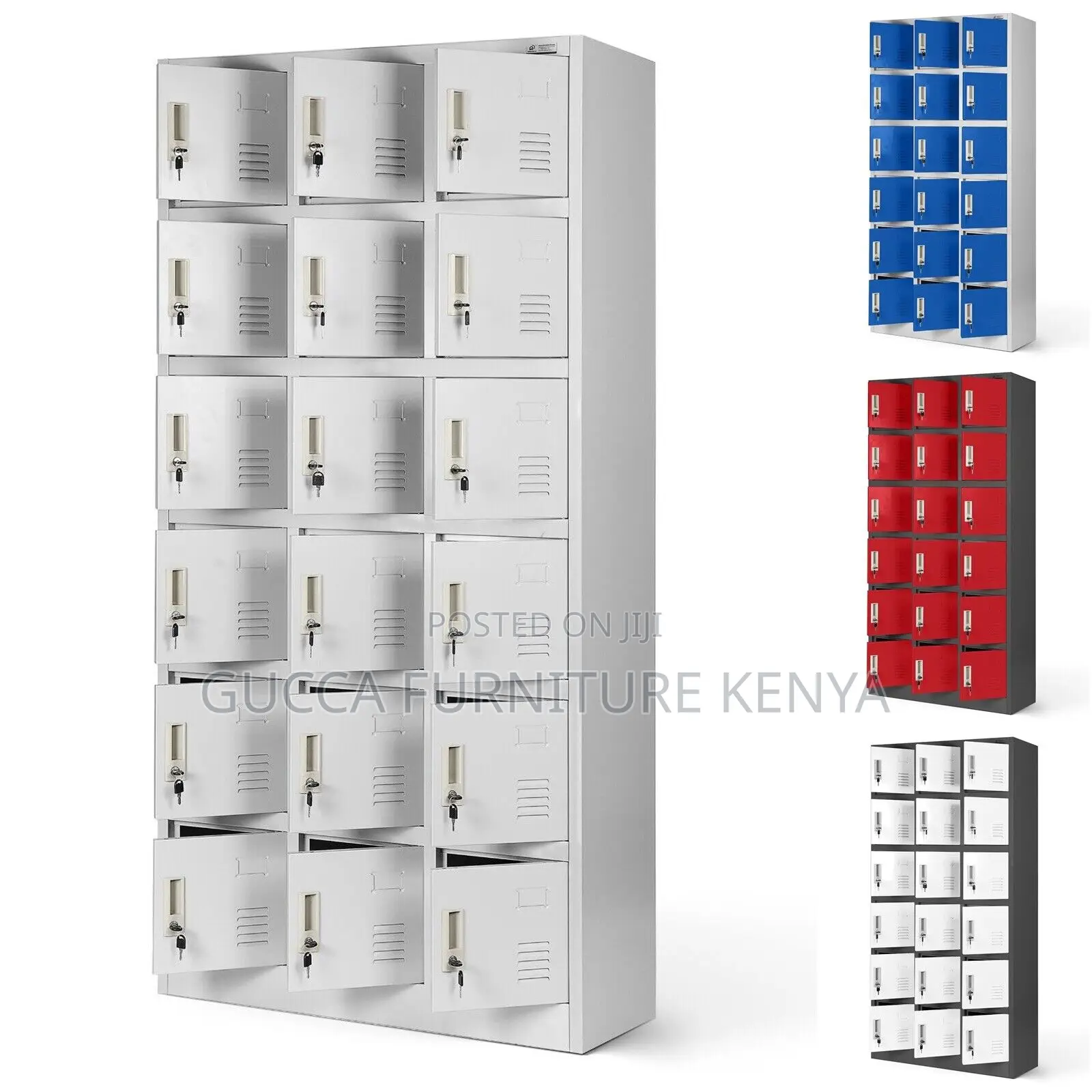 15 Compartment Steel Storage Gym Locker Cabinet