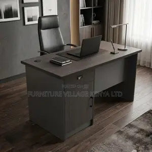 Office Desk; 1.2 Meter Executive Office Desk With Cupboard Storage