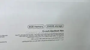 New Laptop Apple MacBook 8GB SSD 256GB