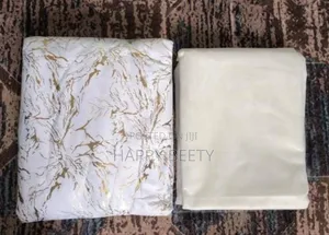Marble Gold 3 PCS Curtains