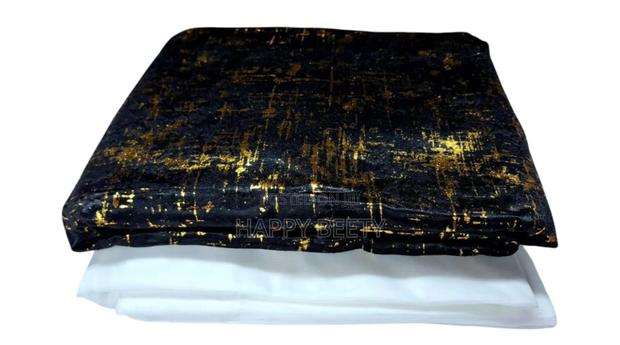 Marble Gold 3 PCS Curtains - thumbnail 4
